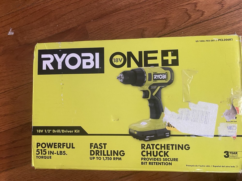 Ryobi ONE+ Drill/Driver Kit W/battery & Charger