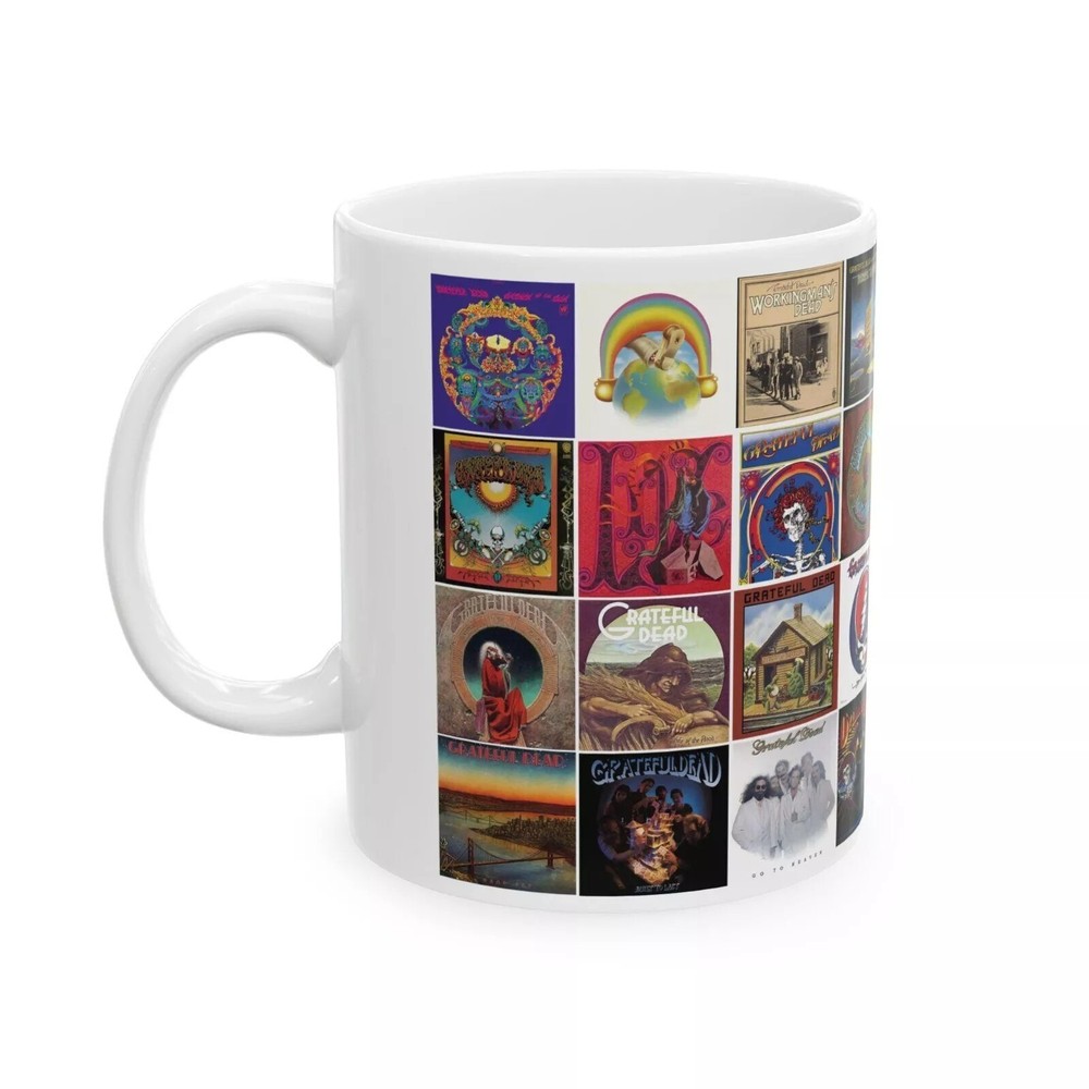 The Grateful Dead Album Cover Mug - Musical House Gift, 11Oz 15Oz White Ceramic