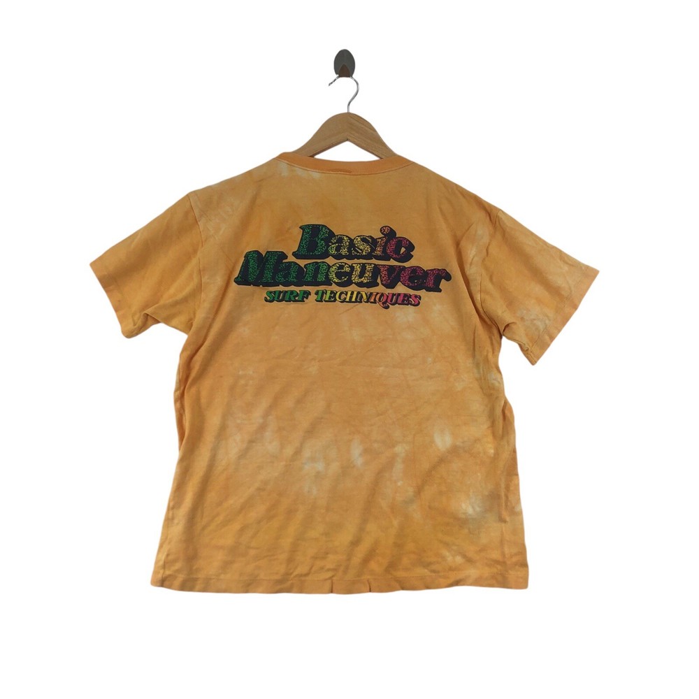 Vintage KEARNEY HOUSE SURF Techniques Tee Shirt Top Basic Manoeuvre