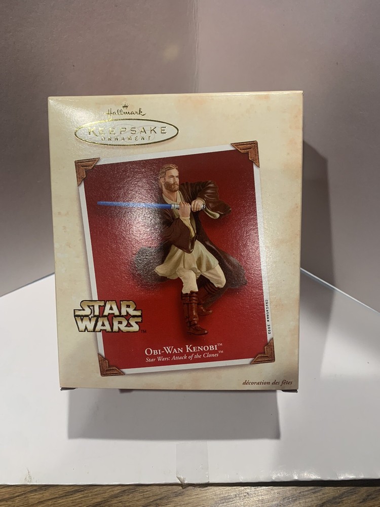 HALLMARK STAR WARS 2002 OBI WAN KENOBI KEEPSAKE CHRISTMAS ORNAMENT