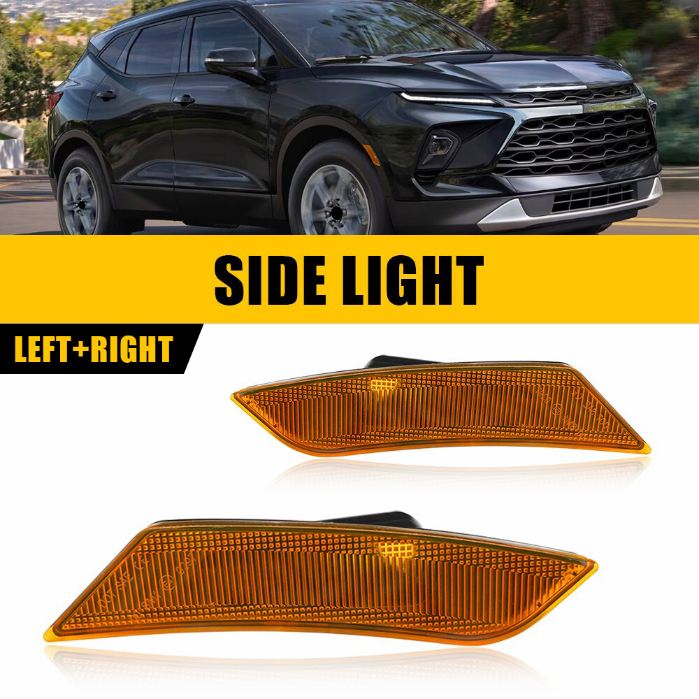 2013-14 Cadillac ATS & 2017-24 XT5 Pair Amber Front Side Marker Lights
