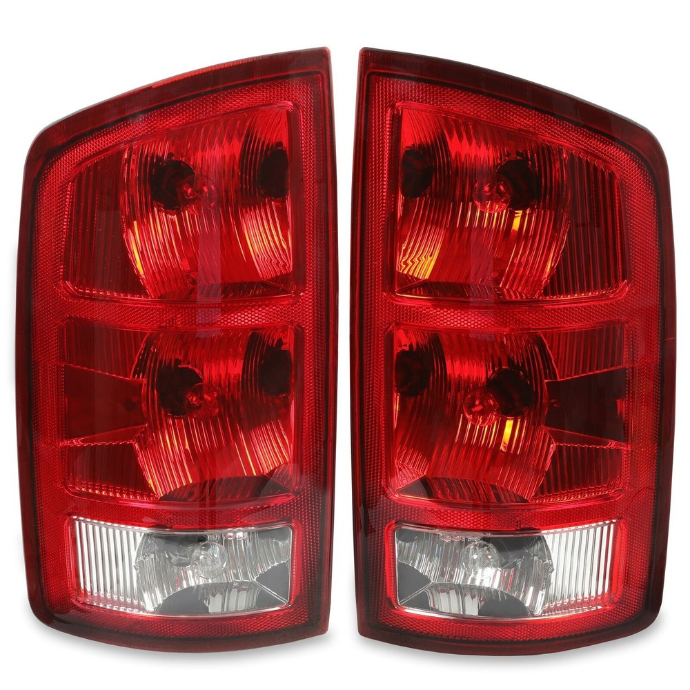 Left/Right/Pair Tail Lights w/Bulbs For Dodge Ram 1500 2500 3500 Pickup 02-2006