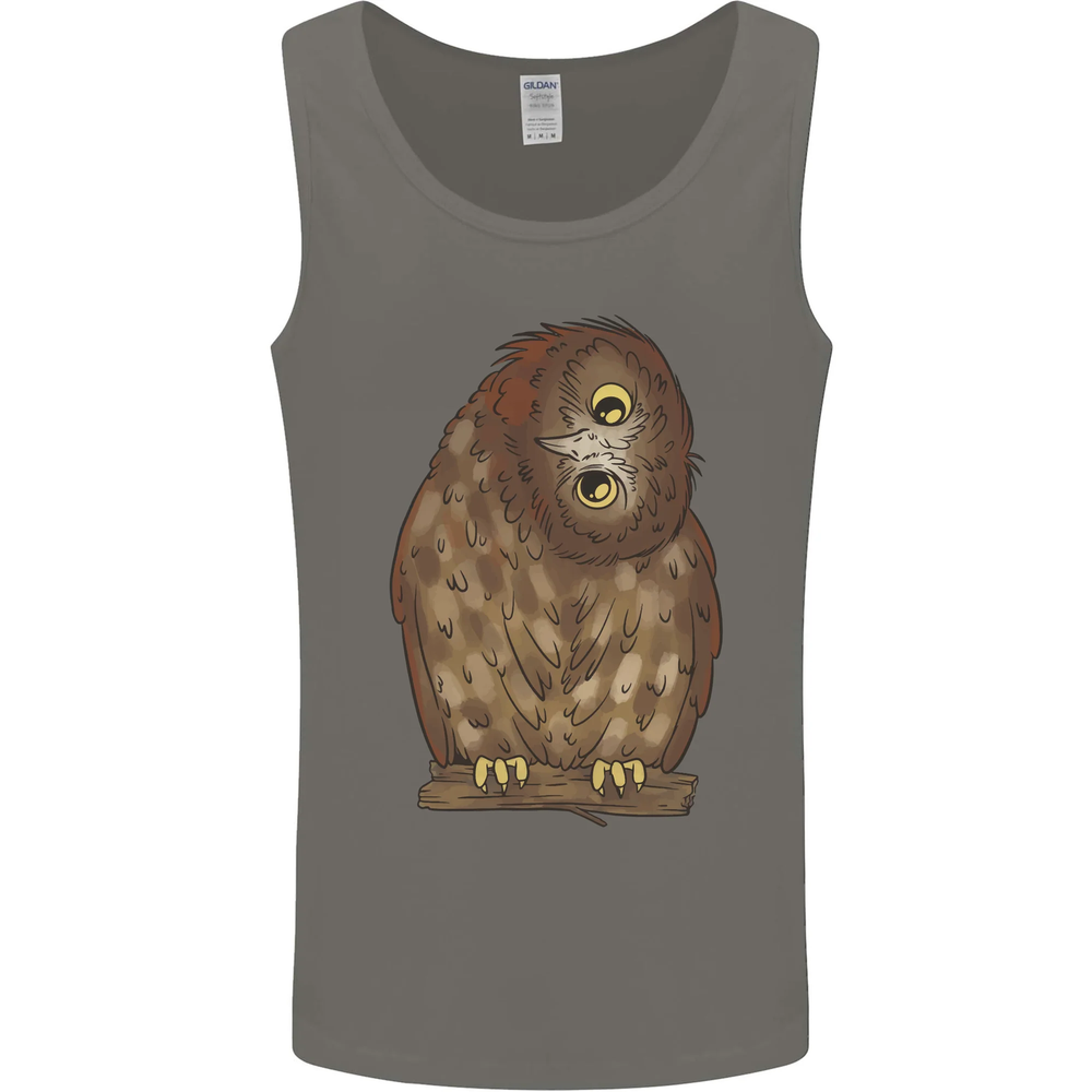 A Funny Owl Mens Vest Tank Top