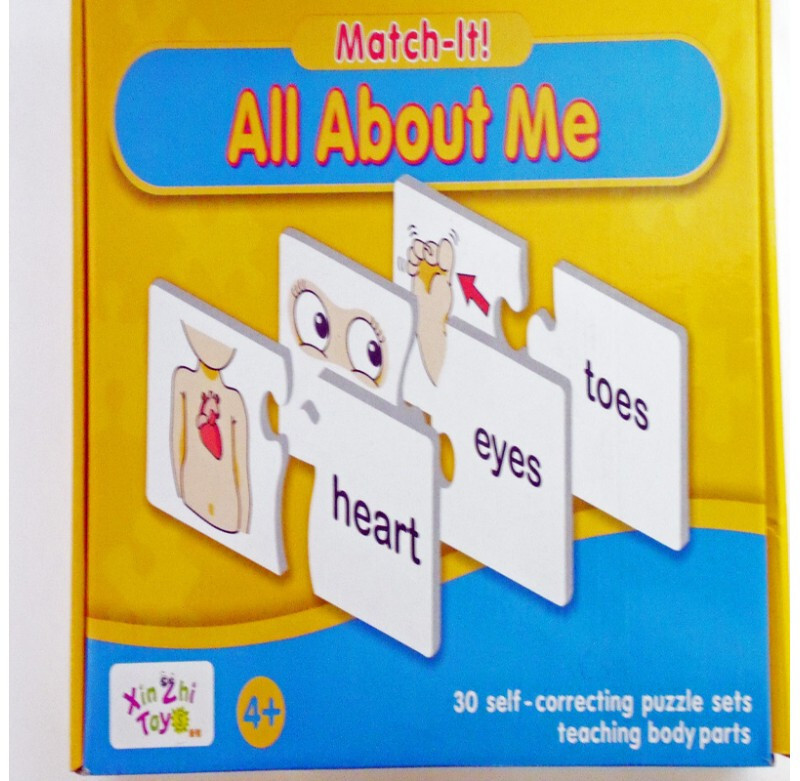 Match-It All About Me Body Parts Puzzle Set Educational Kids Puzzles