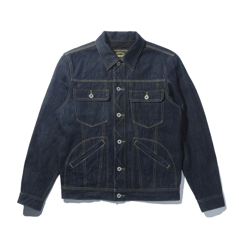 Denim Jacket Men's Vintage Casual Coat Work Jacket Motorcycle Jacket Top 012A