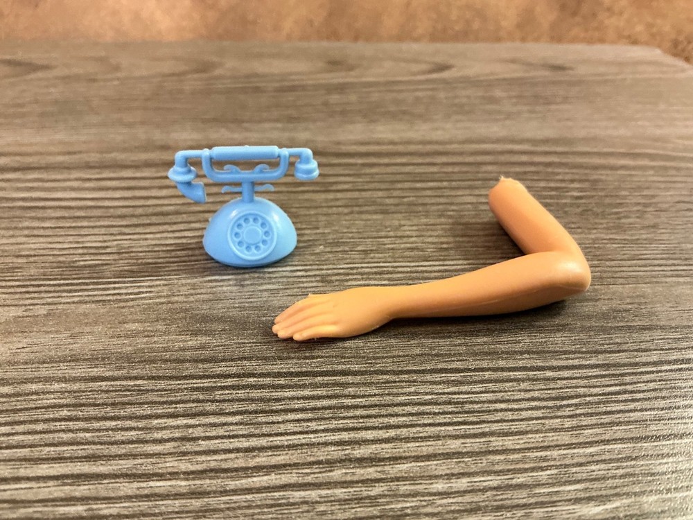 Mattel Barbie Doll Blue Telephone  Phone Dollhouse Miniature Lot  # 10