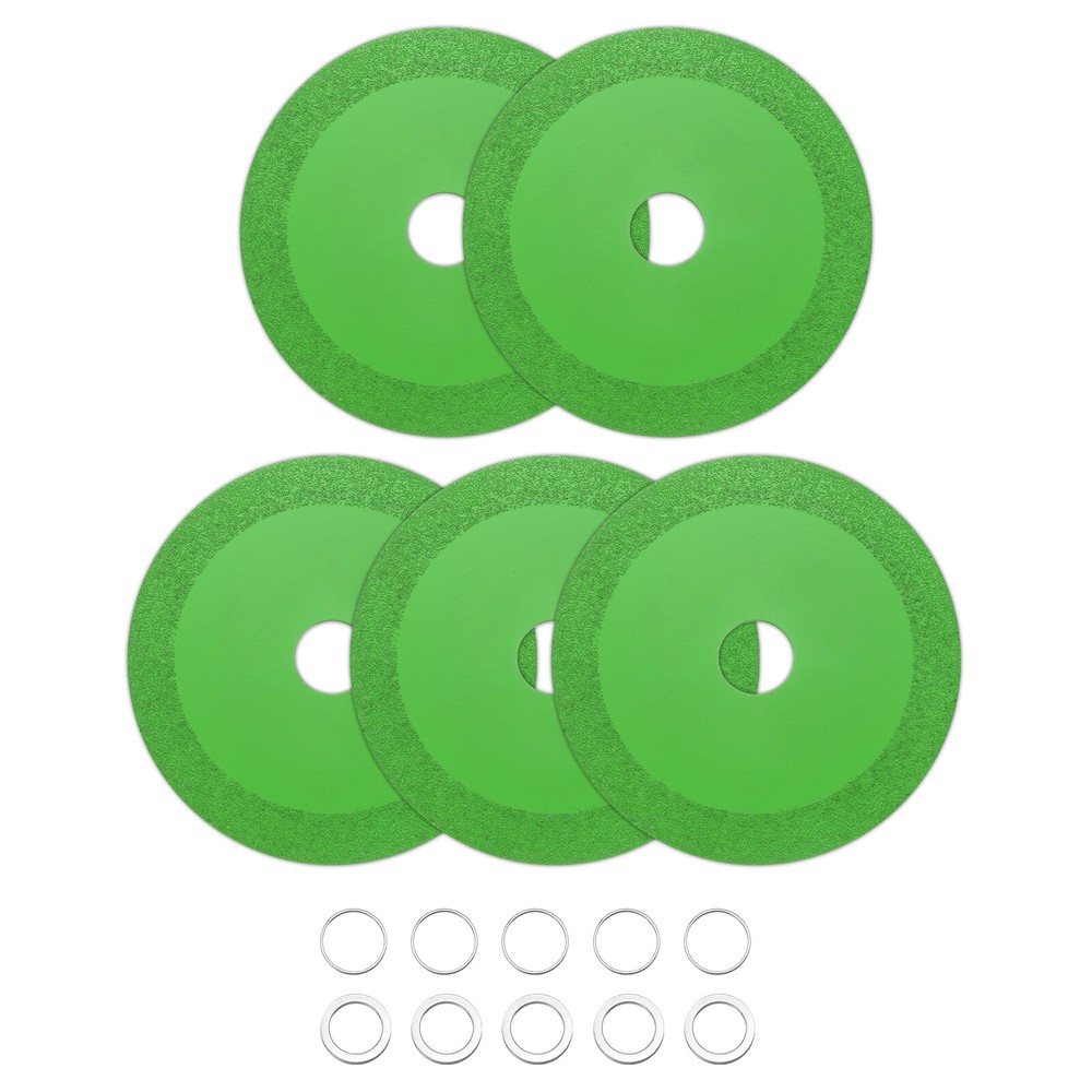 5 Pack Glass Cutting Disc 5 Inch Diamond Cutting Disc with 7/8