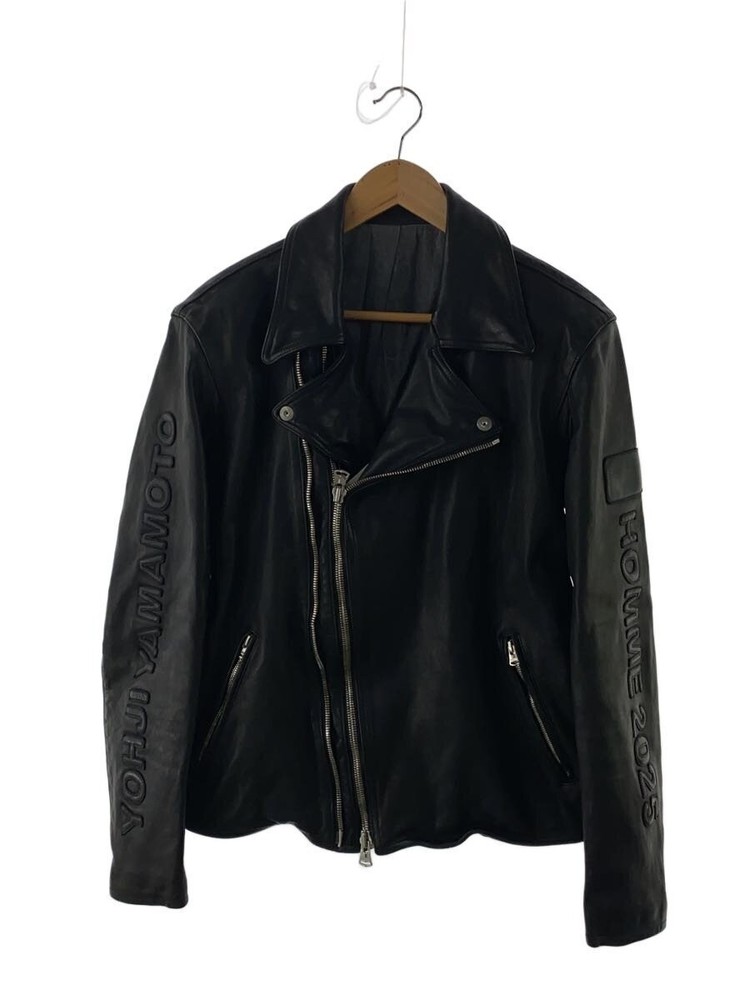 Yohji Yamamoto Pour Homme Leather Jacket Blouson/3/Horseskin/Blk/Hl-Y99-703 337