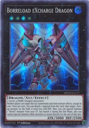 Borreload eXcharge Dragon MP20-EN117 Super Rare 1st Edition NM