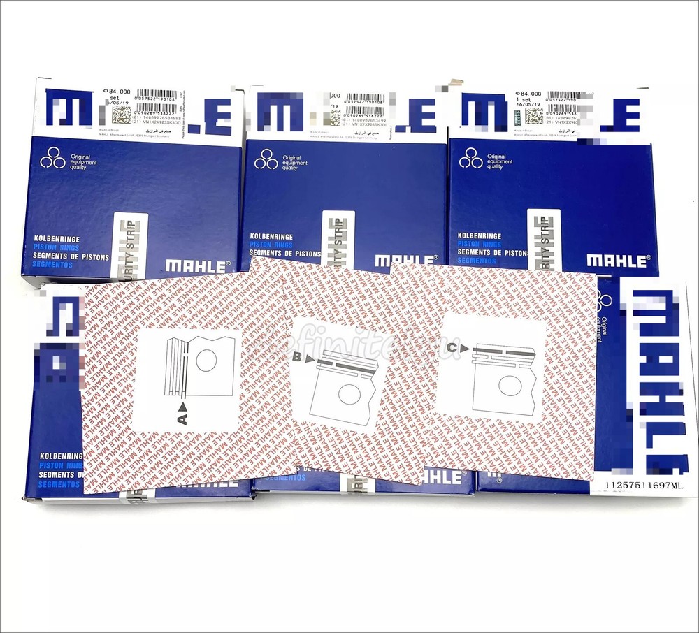 6x Piston Rings Set STD For BMW 325i 530i 730i X3 Z4 E46 E60 E65 M54 2.5 3.0 US