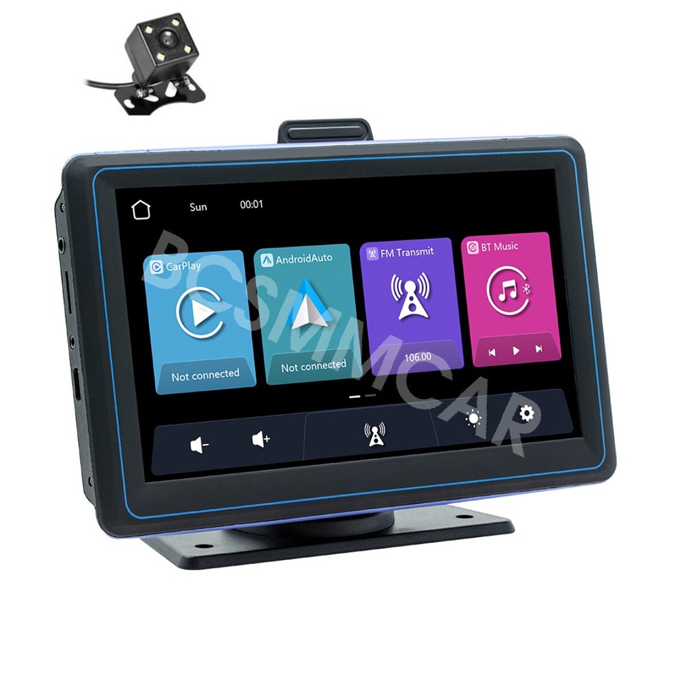 Touch Screen Car Stereo MP5 Player with Apple Carplay Android Auto and Camera