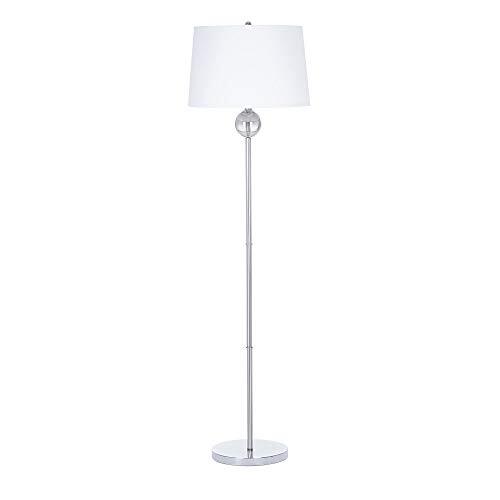 Catalina 22695-000 Contemporary Round Ombre Glass Floor Lamp, LED Bulb Includ...