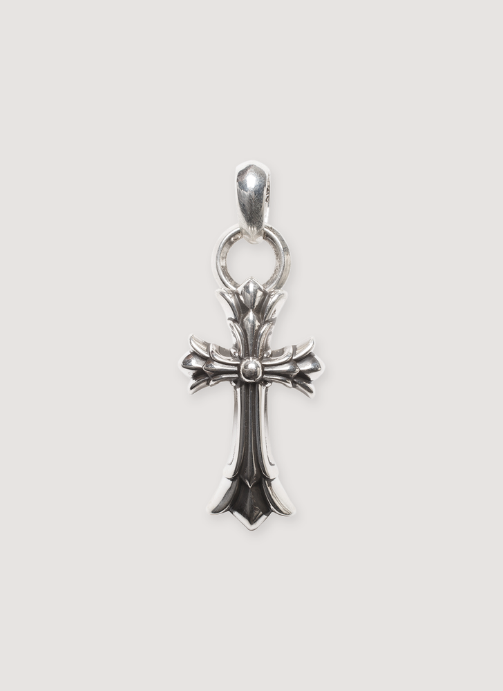 Chrome Hearts Large Double Cross With Bale Pendant Silver