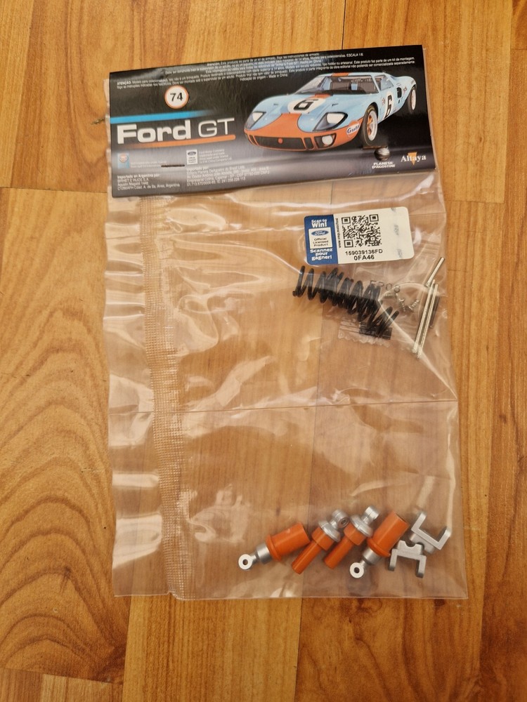 1/8 SCALE DEAGOSTINI BUILD YOUR OWN THE FORD GT40 CAR ISSUE PART 74