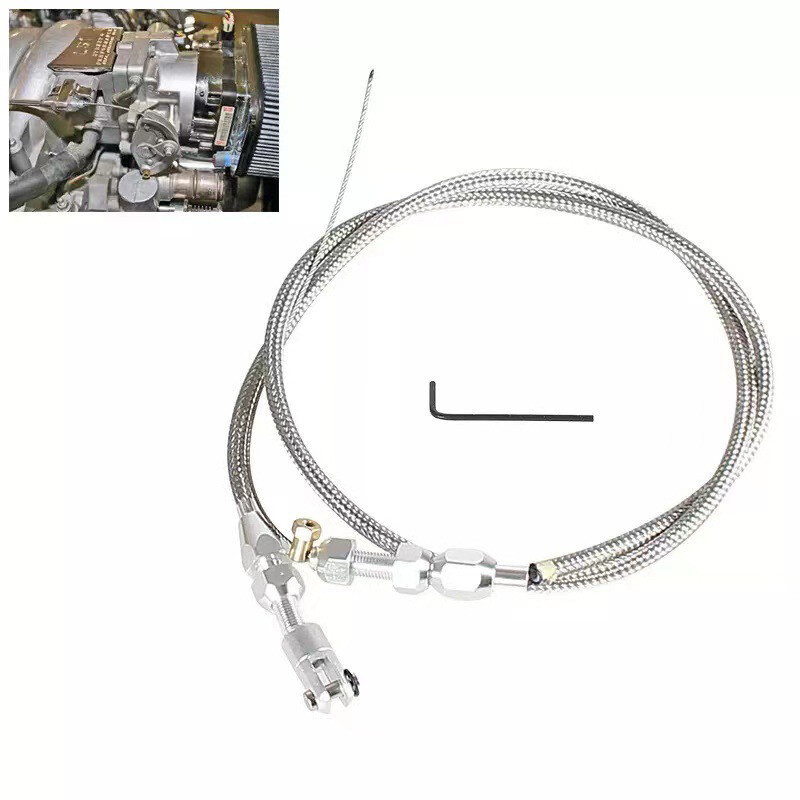 36 Inch Adjustable Car Throttle Accelerator Cable Replacement US Modified