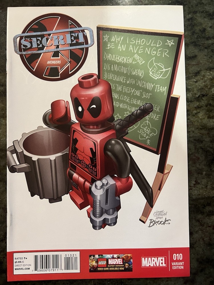 Secret Avengers #10 Variant Edition Lego Leonel Castellani Cover  Marvel Comic 1
