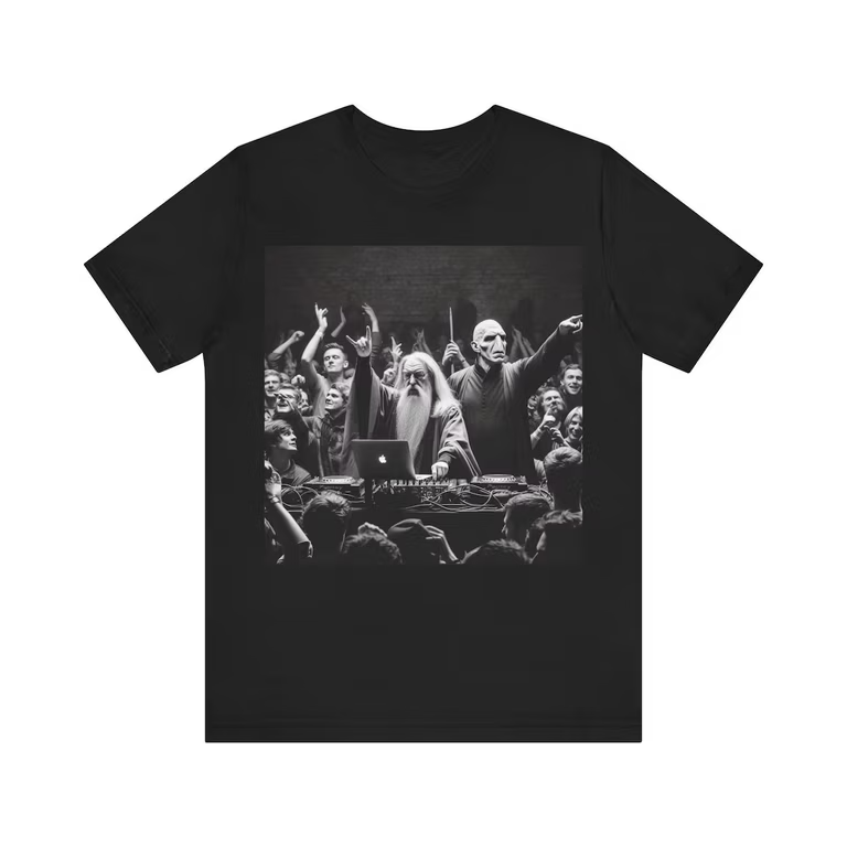 Dj Dubledore And Voldemort Party, Harry Potter Humorous T-shirt P87169