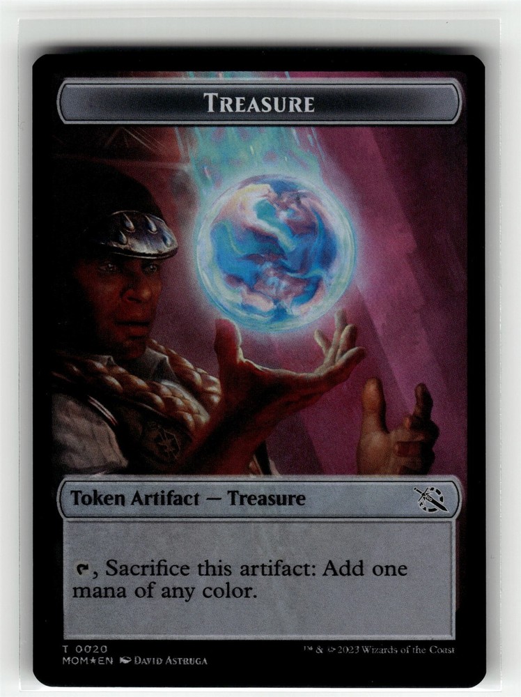 TREASURE (0020) // SPIRIT (0014) March of the Machine FOIL #20//14 MOM(NM+)(MTG)