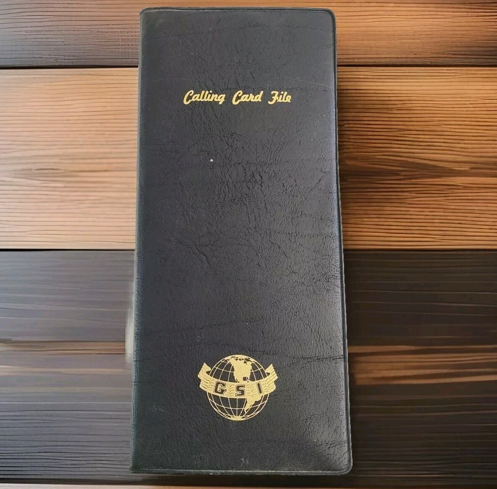 Rare GSI Holder for Business Cards Folder 96 Card Coupon Token Storage Organizer-image