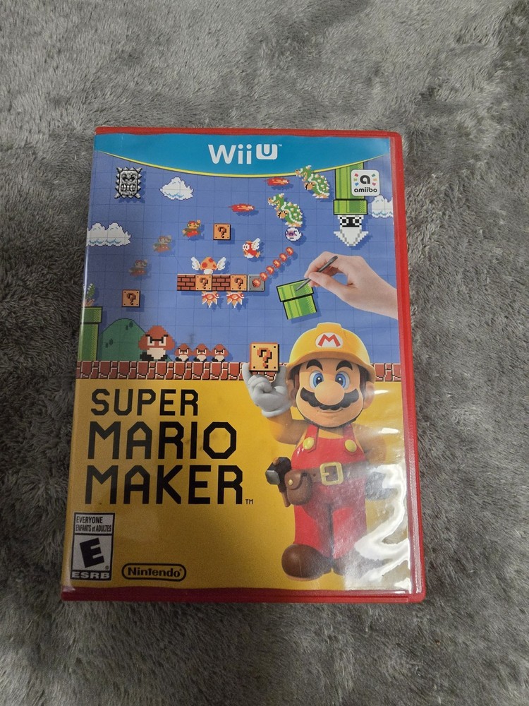 Super Mario Maker (Nintendo Wii U, 2015) CIB