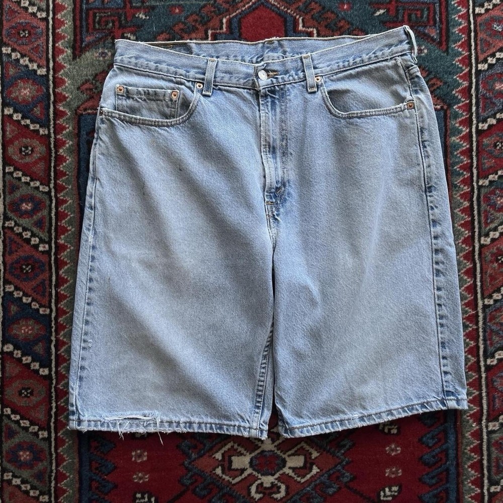Vintage Y2K Levis 569 Baggy Jean Shorts Jorts