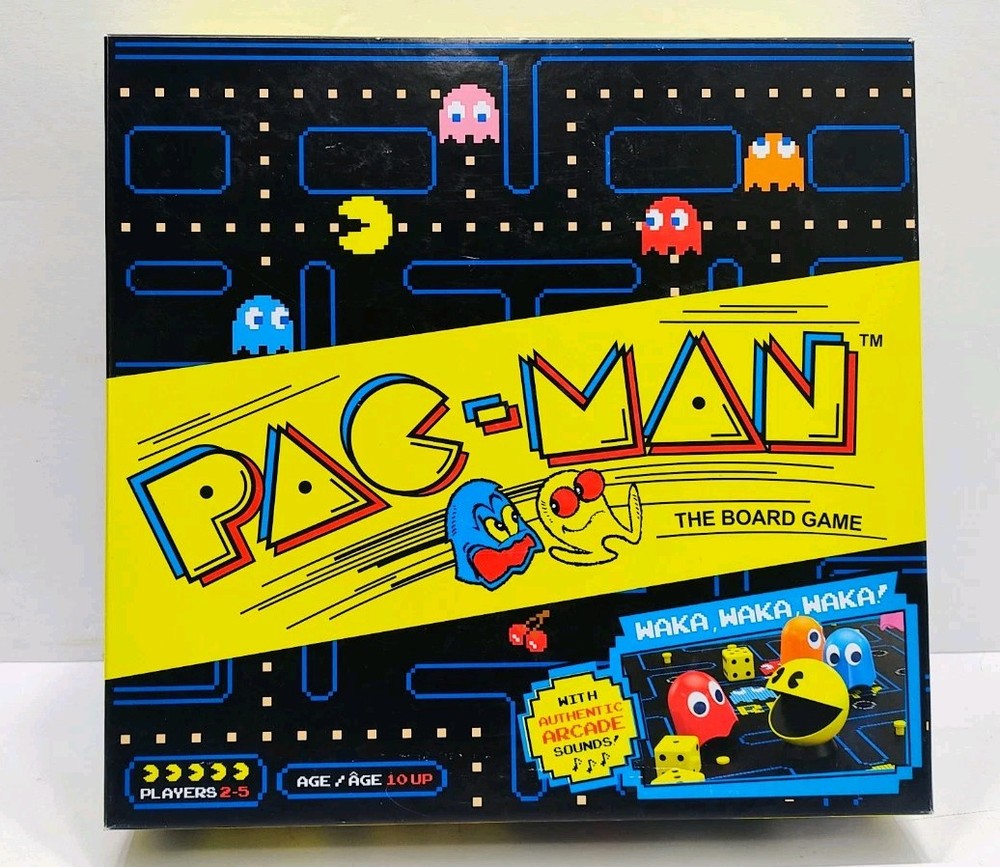 PAC-MAN Board Game by Buffalo Games Complete Tested Waka Arcade Fun