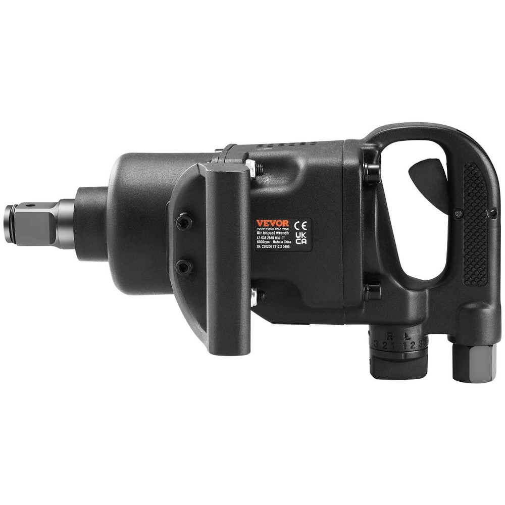 1 Inch Air Impact Wrench 2730 FT LB Torque Light Weight with 2 Handles