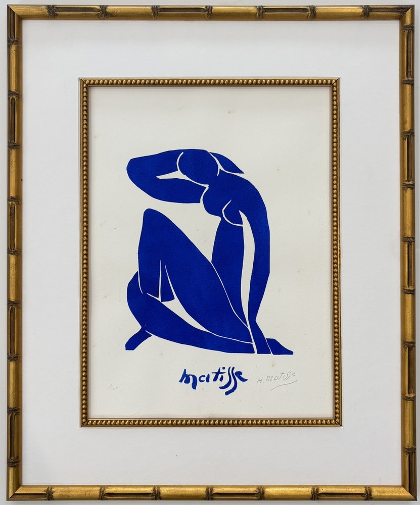 Henri Matisse Lithograph In the Style of -1869-1954 Numbered, Signed and Stamped