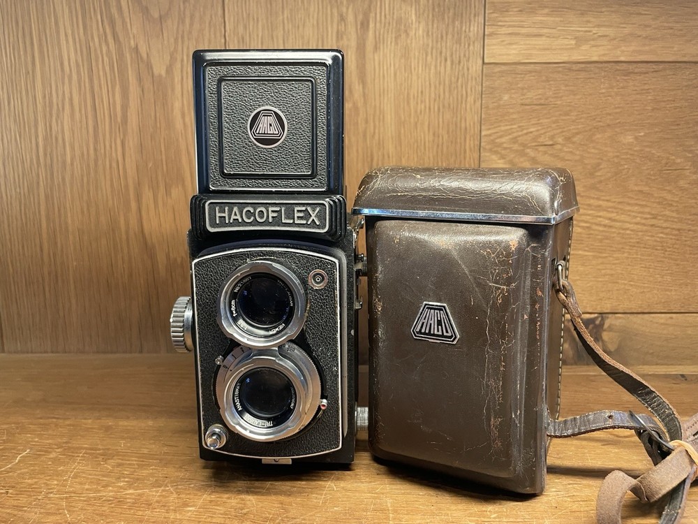 *Rare : TOMIOKA Tri-Lauser Lens : Near Mint* TOGO-DO HACOFLEX TLR Film Camera JP