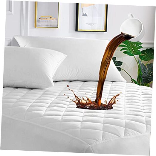 Mattress Cover Waterproof, Deep Pocket Mattress Pad Queen Soft Microfiber