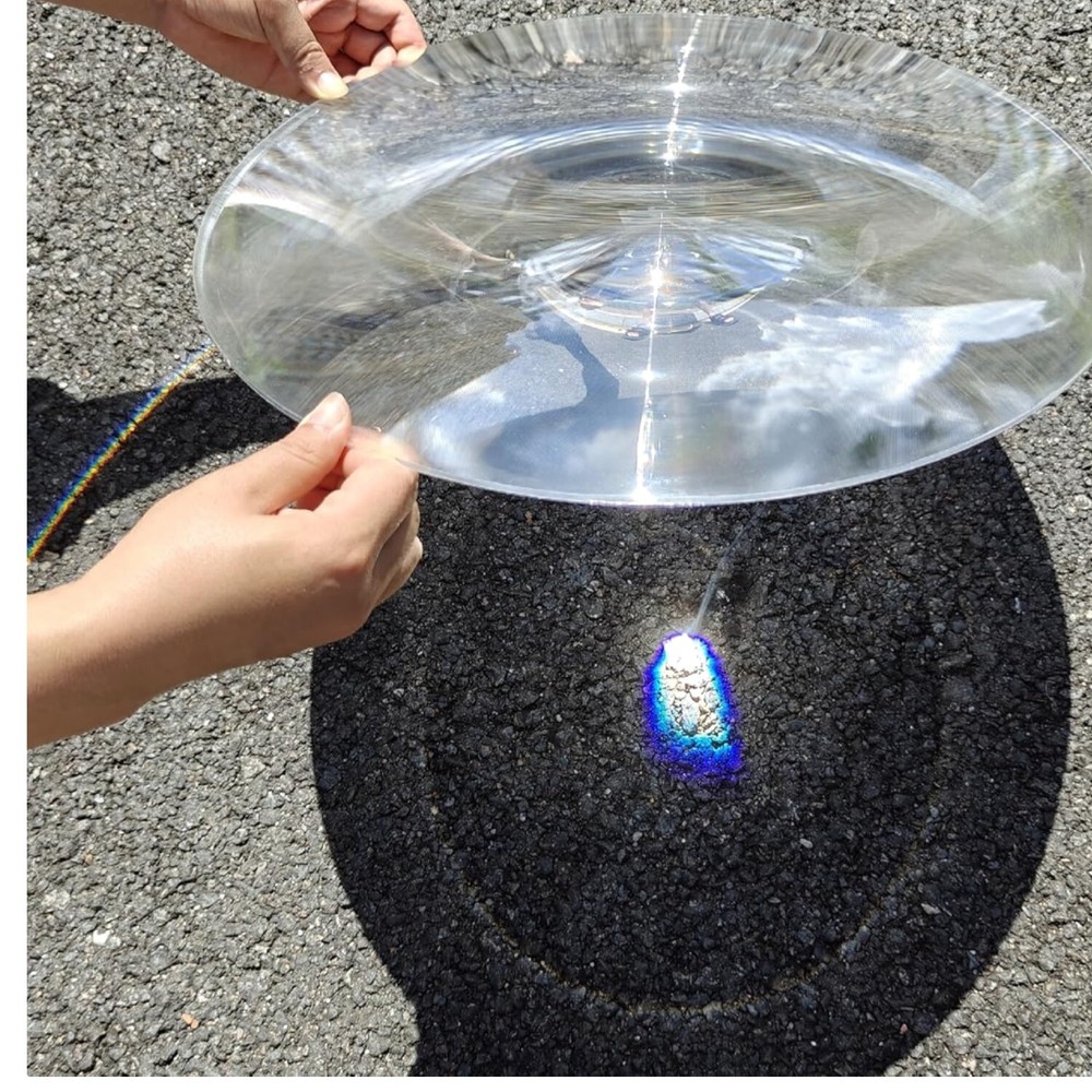 300mm Acrylic Fresnel Lens - 600mm Focal Length for Solar Projects