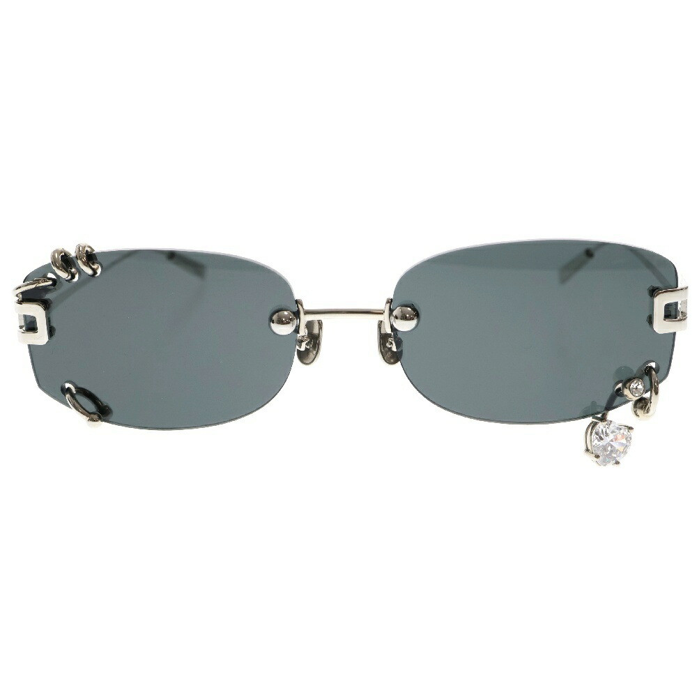Ambush Size 61 20 Pierced Silver Temple Sunglasses Eyewear Gl 12114551