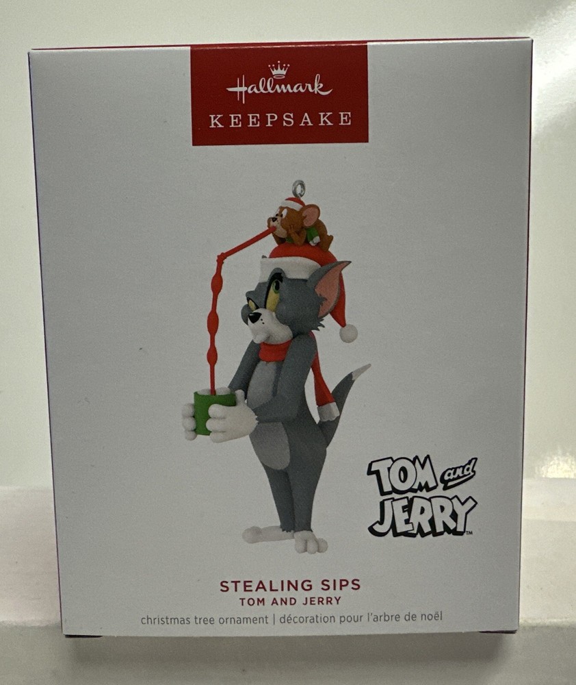 Tom & Jerry Stealing Sips 2024 Hallmark Keepsake Ornament