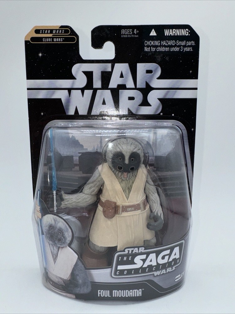 Star Wars The Saga Collection Foul Moudama Figure SEALED NOC