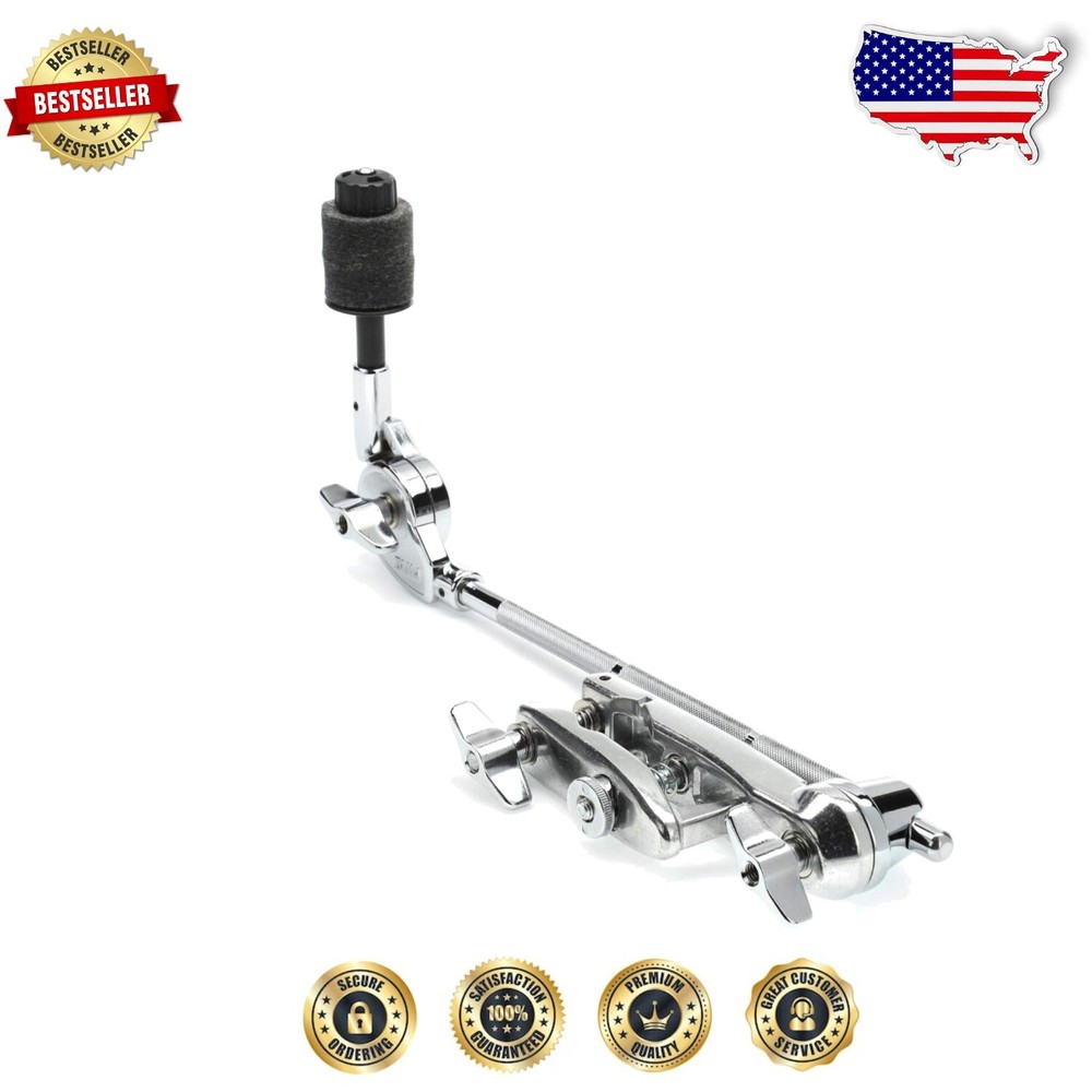 Adjustable Chrome Fast Clamp Cymbal Holder with Boom Arm for Drummers