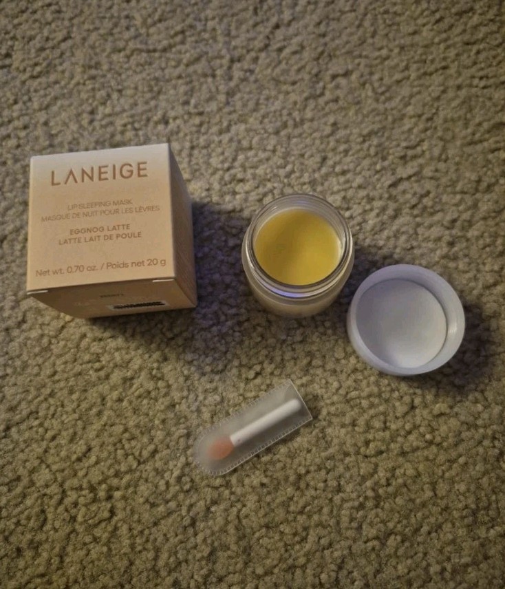 LANEIGE Lip Sleeping Mask Eggnog Latte Limited Edition No Longer Available