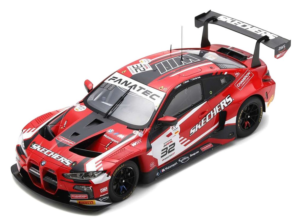 BMW M4 GT3 Team WRT 24H Spa 2023 1:18 Scale Model Car by Spark 18SB073