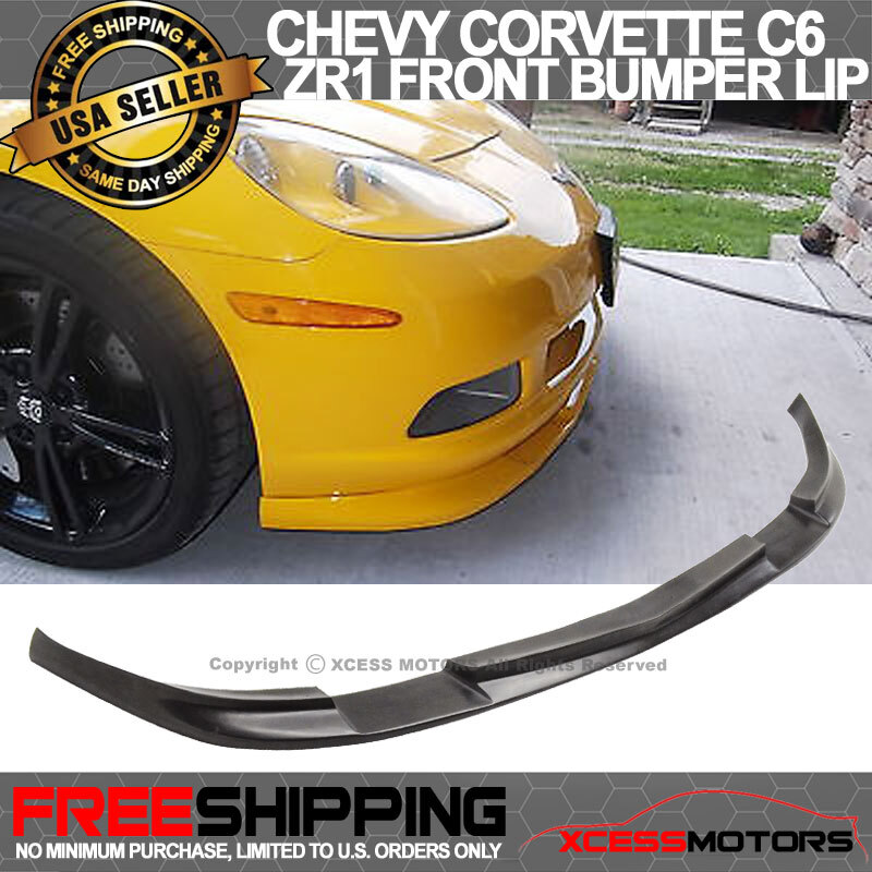 Clearance Sale! Fits 05-13 Chevy Corvette C6 Base Front Bumper Lip Unpainted PU-image