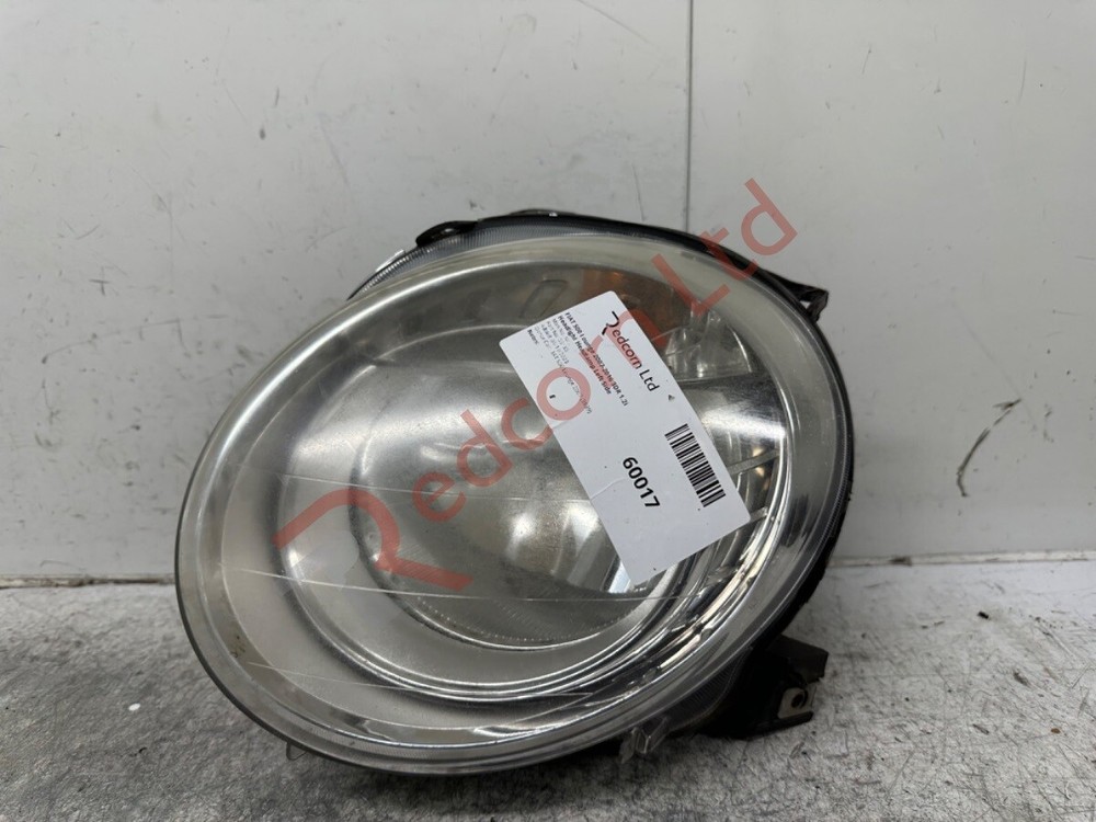 FIAT 500 Lounge 2007-2016 Headlight Headlamp Left Side BROKEN BRACKET 0.0