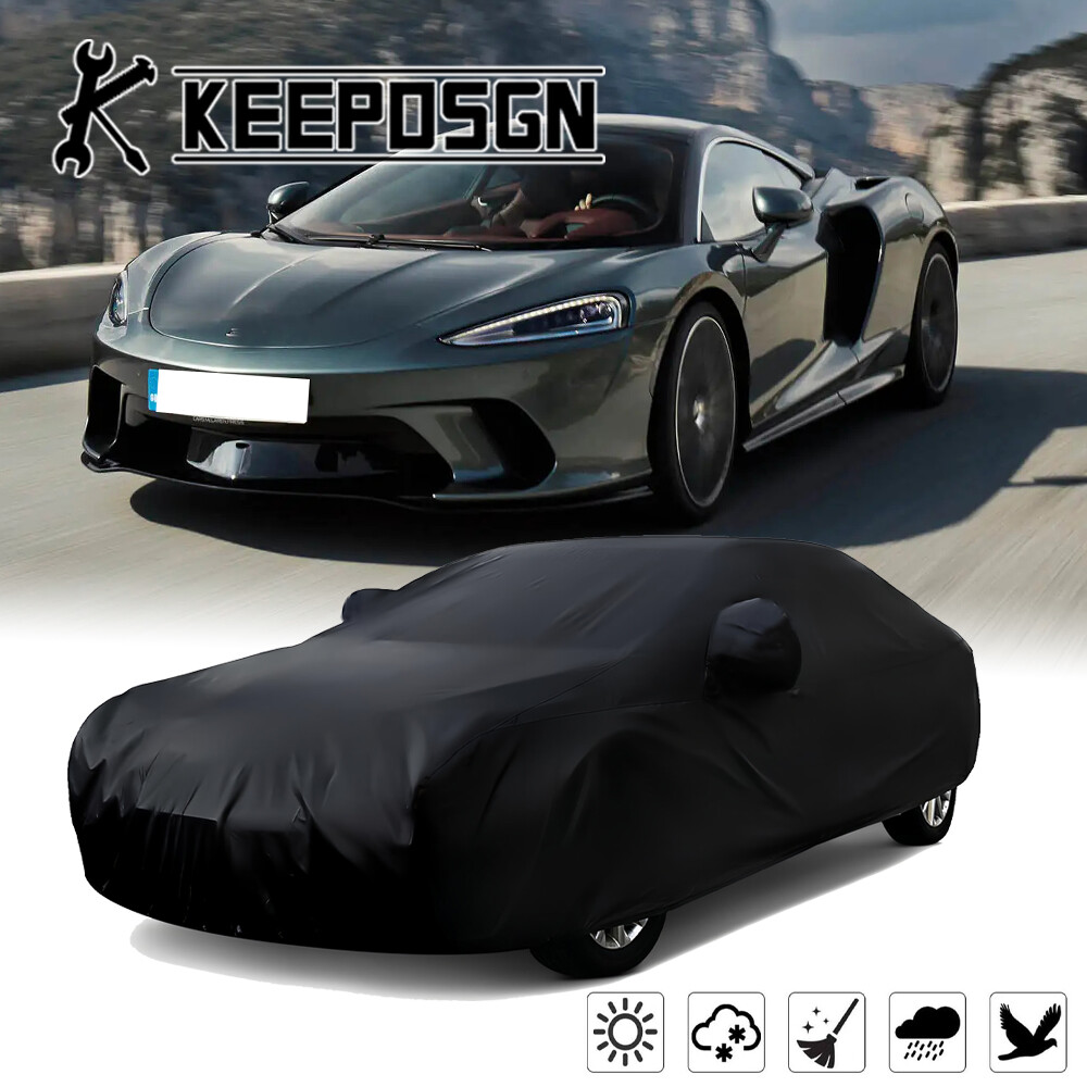 For McLaren GT Satin Stretch Indoor Outdoor Full Car Cover Anti-UV Waterproof