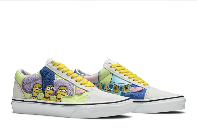 🔥🔥 Size 13 - VANS The Simpsons x Old Skool The Bouviers NEW 🔥