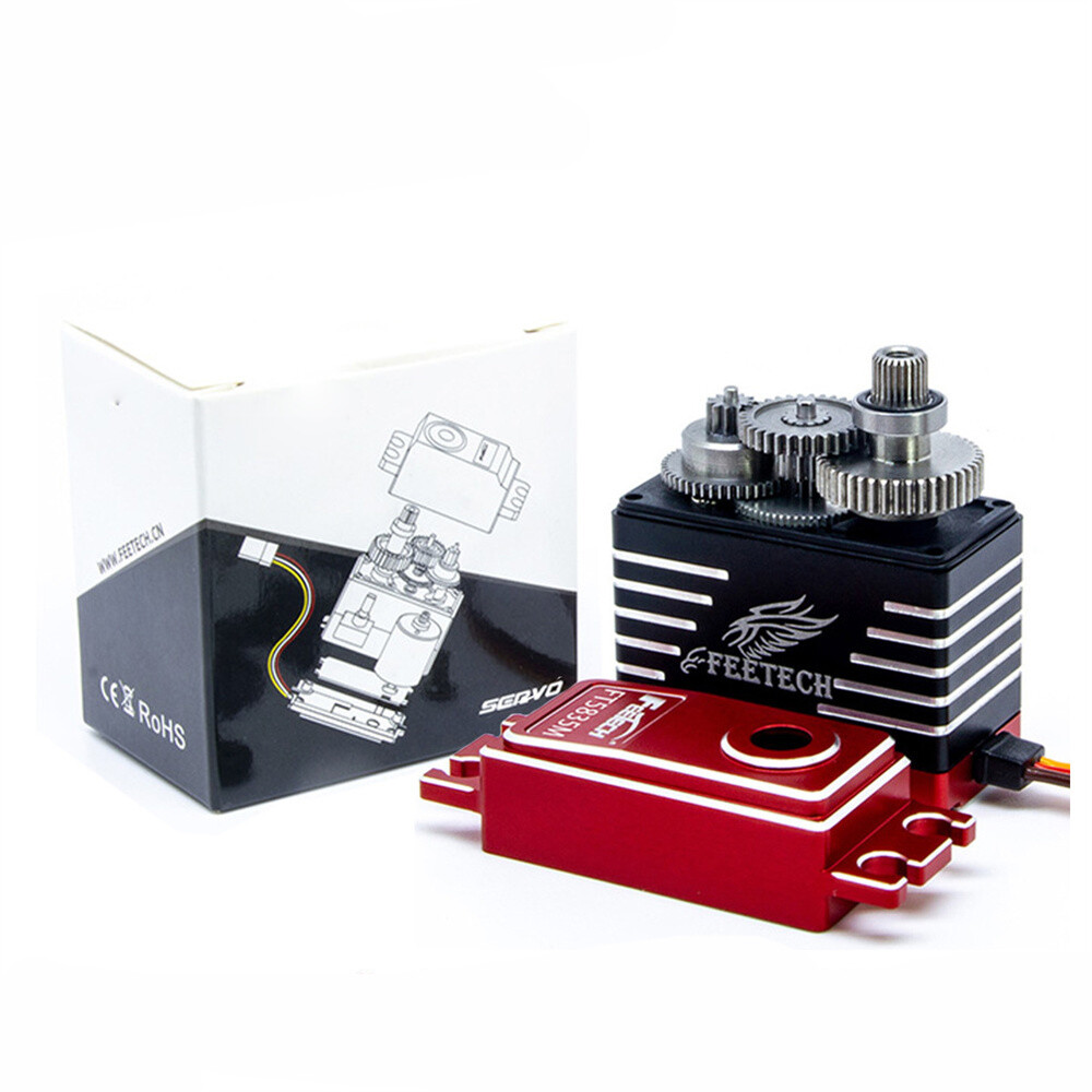 Ft5835m 35kg Digital Servo Gear Motor 180 Degrees For Climbing Car Robot Parts