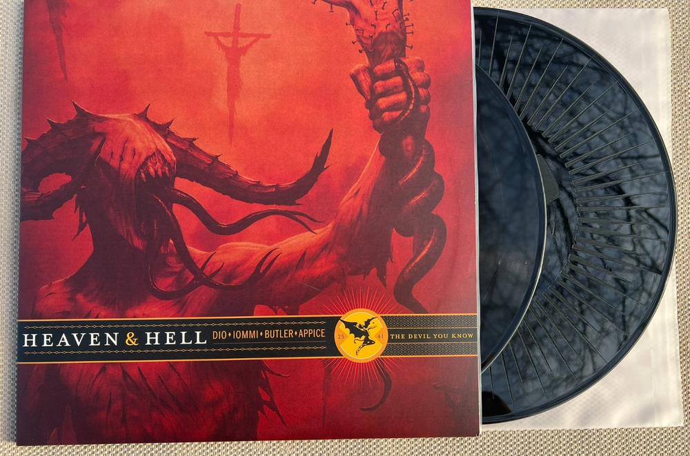 HEAVEN & HELL THE DEVIL YOU KNOW ORIGINAL 2009 RHINO RECORDS PRESSING VINYL 2LP