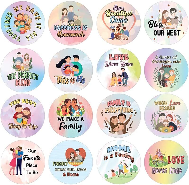 Family is a Blessing Stickers (20 Sets X 16 Designs)
