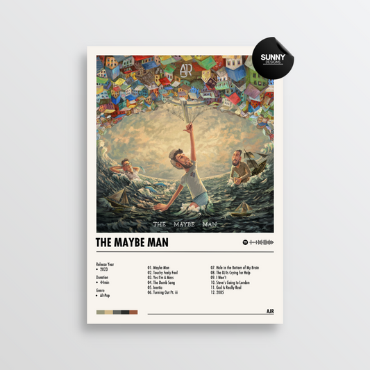 AJR The Maybe Man Album Cover Poster - Wall Art Home Decor