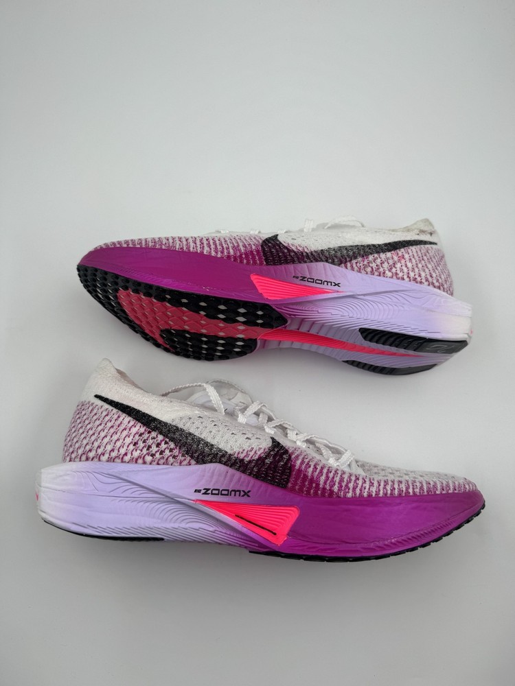 Nike ZoomX VaporFly Next% 3 White Vivid Purple Women DV4130-104 Pick Size