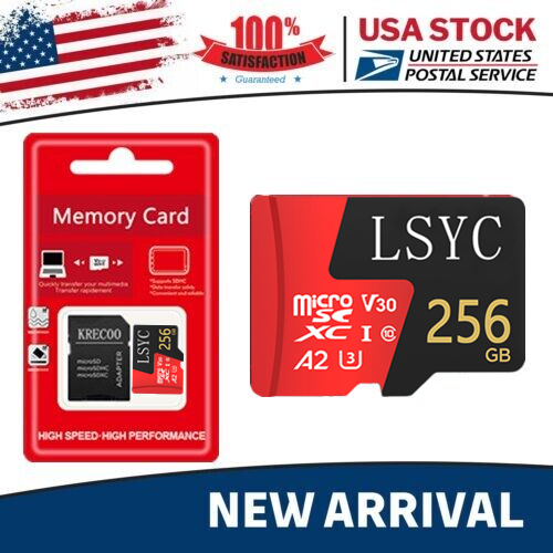 256GB Micro SDXC Class10 Fast 4K Flash TF for Cell Phone Limited Time Sale USA-image