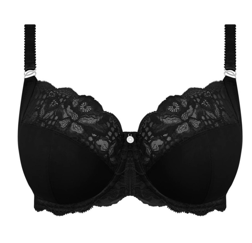 NWOT Black Fantasie Reflect Side Support Bra Size 38I