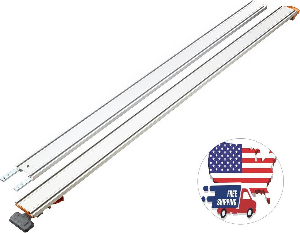 Guía de corte recto con borde de sujeción para sierras circulares, aluminio, NEW