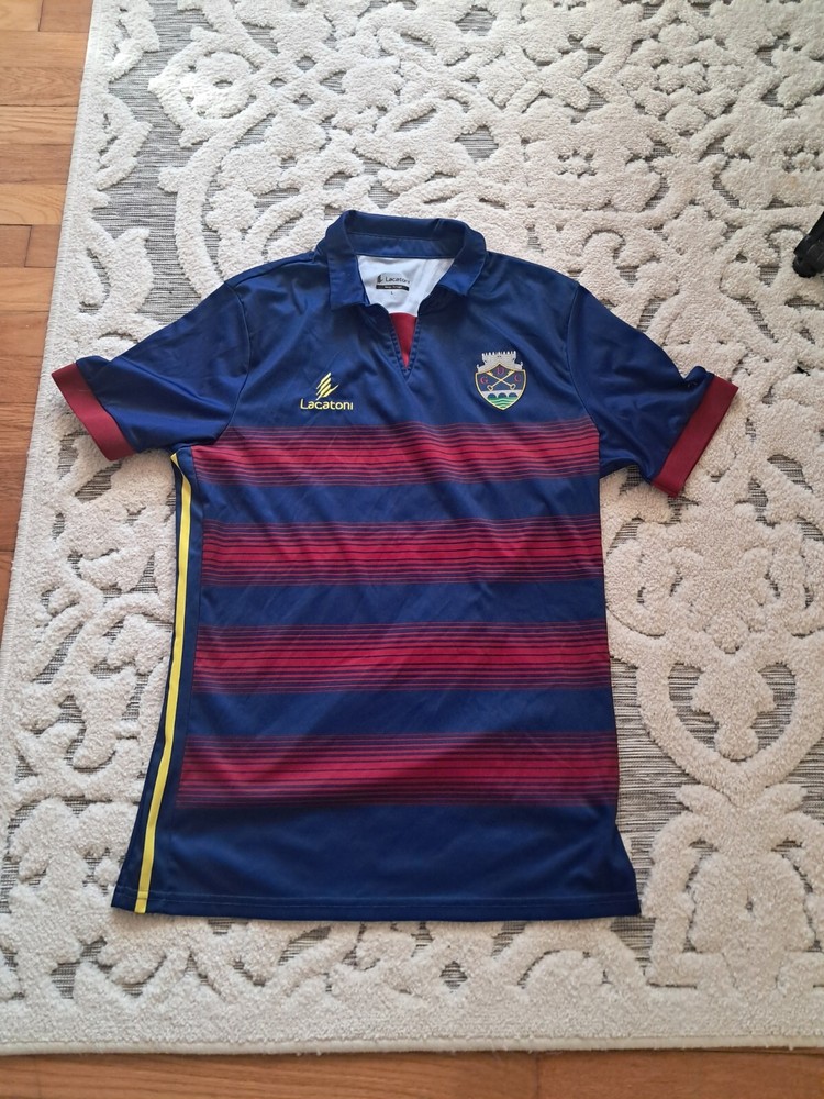 Rare Mens Grupo Desportivo De GD Chaves Soccer Jersey Portugal Lacatoni Large